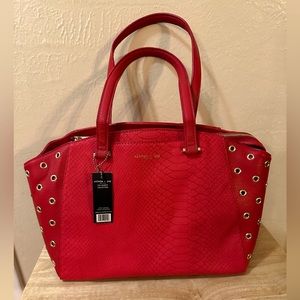 Olivia + Joy Red Satchel Purse